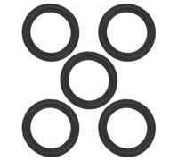 SAFIGLE Joints toriques en caoutchouc fluoré Tri-Clamp 5 pièces 38 50,5 MM avec collier inoxydable pour procédés sanitaires et industrie des boissons