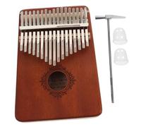 SAFIGLE Kalimba Clés Vintage Piano à Pouce Portable Facile à Apprendre Instrument Musique Doigt Design Unique pour Débutants et Avancés