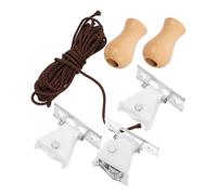 SAFIGLE Kit Cordelette pour Store Bambou en Polyester et Bois, Accessoire Facile à Utiliser pour Installation de Stores Enrouleurs, 1 Set pour Volet Roulant Manuel