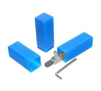 SAFIGLE Kit de 2 Extracteurs de Vis Cassées pour Robinet et Tuyau D'eau, Outils Manuels de Démontage Filet Cassé, Longueur 120 Mm et 85 Mm, Coffret Plastique Bleu, Réparation Plomberie