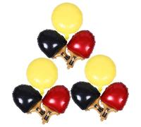 SAFIGLE Kit de Décoration Fête Sportive 9 Pièces Ballons Aluminium Tennis de Table Rouge et Noir Raquettes X6 Ballons Ronds Jaunes X3 pour Anniversaire et Événement Sportif