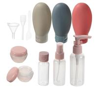 SAFIGLE Kit De Flacons De Voyage Rechargeables Pour Maquillage Flacons Vides Pour Cosmétiques Et Produits De Soin Compact Pour Sac à Main Ou Valise