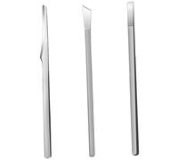 SAFIGLE Kit De Pédicure Professionnel 3 Pièces En Acier Inoxydable Outils Pour Enlever Cuticules Ongles Incarnés Couteau Long 16cm Pour Soins à Domicile Salon