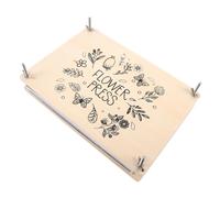 SAFIGLE Kit de Pressage de Fleurs et DIY Outil de Conservation de Plantes avec Plaques Lisses Réutilisables pour Artisanat Décoration et Herbier Ensemble Complet pour Séchage Rapide