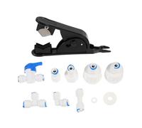 SAFIGLE Kit de Raccords Durables pour Tuyaux Eau Adaptateur pour Machine à Glaçons et Cafetière Connexion Rapide et Étanche Installation Facile