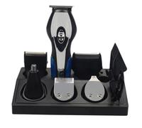 SAFIGLE Kit de Rasoir Électrique Multifonction USB Compact Rechargeable Lame Acier Inoxydable pour Homme Épilateur Nez Barbe Visage Usage Voyage