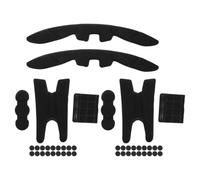 SAFIGLE Kit de Rembourrage pour Casque de Vélo 2 Pièces en Mousse Absorbante Anti-Transpiration, Doublure Amovible Respirante, Protection Les Chocs, Entretien Facile, Adapté aux Casques