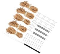 SAFIGLE Kit de Réparation de Stores Plissés Cordons, pour Camping-Car | Pièces en Plastique Marron, Installation Facile, pour Rideaux Jour et Nuit, Réparation Maison ou Intérieur de Camping