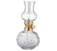SAFIGLE Lampe à Pétrole Verre Transparent Style Vintage Lampe à Huile Artisanale Décorative pour Mariage Spa Méditation et Fêtes Lanterne Rustique Élégante pour Intérieur et Extérieur