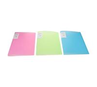 SAFIGLE Livre de Rangement A4 pour Peinture Diamant 3 Pièces 30 Pages avec Pochettes Transparentes Grand Portfolio Coloré pour Exposition et Protection des Œuvres DIY