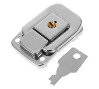 SAFIGLE Loquet à Bascule pour Valise Serrure à Clé Sécurisée Boucle Hasp Pratique et Robuste Adapté Aux Coffrets Bijoux et Petites Armoires Design Minimaliste Élégant