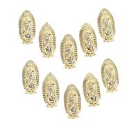 SAFIGLE Lot De 10 Breloques Pour Ongles En Strass Autocollants Breloques Pour Chaussettes Breloques Pour Chaînes D'Ongles Breloques Pour Colliers Chapeau Notre-Dame De Guadalupe
