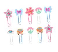 SAFIGLE Lot De 10 Marque-pages Vintage En Métal Robuste, Trombones Kawaii Multifonctions Pour Bureau Et Loisirs Créatifs, Accessoires De Classement Pour Garçon Et Filles Et Adultes