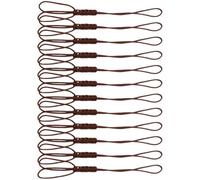 SAFIGLE Lot de 100 Cordes de Protection pour Poignée de Théière en Polyester Résistantes à L'Usure Couleur Café Accessoires Artisanaux pour Théière Kung Fu Usage Quotidien et