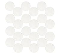 SAFIGLE Lot de 100 Pendentifs Coquillages Plats Ronds 5 CM Blancs Double Trou Tranches Naturelles pour Carillon Éolien Fait Main Breloques Décoratives DIY Bijoux Matériel de Bricolage