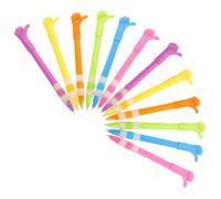 SAFIGLE Lot de 12 Stylos à Bille Décoratifs en Plastique Forme Pouce Levé, Pointe 0,7 Mm, Ensemble 2 Sachets de 6, Stylos Adorables pour Bureau, Écriture Quotidienne et Présents
