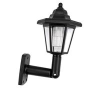 SAFIGLE Lot de 2 Appliques Murales Solaires Hexagonales Noires Lampes de Jardin Extérieures Étanches Éclairage Décoratif pour Terrasse Allée et Pelouse Fixation Murale Solaire