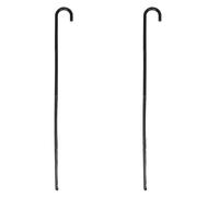 SAFIGLE Lot de 2 béquilles Noires pour Cosplay, Accessoire de déguisement de Magicien, pour Faire Semblant de Danser, pour Carnaval