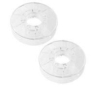 SAFIGLE Lot de 2 Bobines de Filament 3D Transparentes en Plastique Réutilisables 025 Kg Support D’Enroulement pour Imprimante 3D à Domicile Bureau ou Atelier Gestion Anti-Nœuds Léger