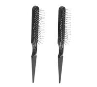 SAFIGLE Lot De 2 Brosses à Cheveux En Queue De Rat Et Peigne De Massage à Airbag, Taille Standard, Pour Coiffeurs Professionnels, Adaptés Aux Perruques Et Extensions, Utilisation En Salon De Coiffure