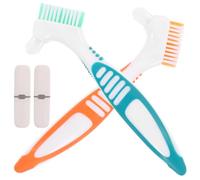SAFIGLE Lot de 2 Brosses à Dents Portables avec Gobelet pour Le Nettoyage Buccal en Extérieur