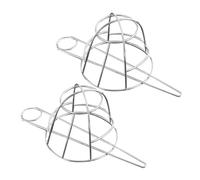 SAFIGLE Lot De 2 Chignons Français Support Pour Chignon Clip En Forme De Bol Capuchon Métallique Rond Antidérapant Accessoire De Coiffure Pour Queue De Cheval