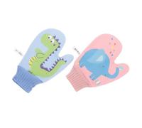 SAFIGLE Lot De 2 De Bain Doux Pour Nouveau-Né Éponge De Bain Pour Bébé Éponge Pour Nouveau-Né Mitaines De Exfoliant Pour Le Corps Éponge De Bain