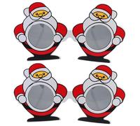 SAFIGLE Lot de 2 Lunettes de Costume de Fête de Noël pour Garçon et Filles Accessoires Photo Humoristiques à Motif Père Noël Cadre Léger et Robuste pour Cosplay et Réunions Festives