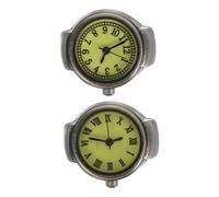 SAFIGLE Lot De 2 Montres À Quartz pour Homme Et Femme Bracelet Extensible Cadran Arabe Romain Élastique Analogique Facile À Lire pour Couple pour Anniversaire Remise De Diplôme