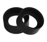 SAFIGLE Lot de 2 Protections D'oculaire en Caoutchouc pour Microscope Binoculaire 32-35 Millimètres, Couvre-œil Ergonomique Anti-lumière Externe, Accessoires Pratiques pour Usage Scolaire