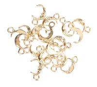 SAFIGLE Lot de 20 Pendentifs Lune Étoiles Accessoires de Charme Doré Argenté, Petits Breloques pour Loisirs Créatifs, Bijoux DIY pour Colliers Bracelets, Décoration Suspendue Polyvalente,