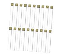 SAFIGLE Lot de 20 Tubes à Essai en Verre Borosilicaté 33 Transparent 18X150 MM avec Bouchons à Vis Étanches Flacons pour Centrifugeuse et Stockage d'Échantillons en Laboratoire