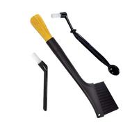 SAFIGLE Lot de 3 Brosses de Nettoyage Manuelles pour Machine à Café Expresso, Résistantes à Haute Température, Poils de Précision, Compatibles Machines Automatiques et Moulins à Café,