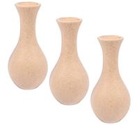 SAFIGLE Lot de 3 Moules à Vase en Bois pour Création Diy, Structure Simple et Pratique, Modèle de Bouteille de Fleurs Décorative pour Maison et Jardin