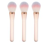SAFIGLE Lot de 3 pinceaux de maquillage pour blush : pinceau multifonction pour le contour du visage et l'illuminateur - fard à joues doux pour poudre et nail art