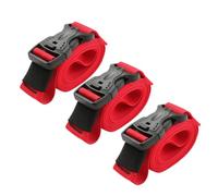 SAFIGLE Lot De 3 Sangles Utilitaires en Nylon Boucle, Multifonctionnelles Et Ajustables, pour Bagages, Sport Et Transport Extérieur, Longueur 1 m Compact Et Résistant