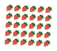 SAFIGLE Lot De 30 Charms Nail Art Fraise Petite Taille Décoration Ongles Fille Mignon Accessoires Diy Usage Quotidien