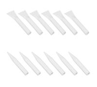 SAFIGLE Lot de 30 Grattoirs à Texture en Plastique Blanc pour Peinture à L'Huile Acrylique et Plâtre Outils Polyvalents pour Artistes Adaptés au Dessin Graffiti et Éveil Artistique