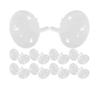 SAFIGLE Lot de 30 Protège-prises de Sécurité pour Bébé, Cache-prises Garçon et Filles en Plastique Abs, Forme Ours, Protection Renforcée Anti-chocs Électriques, Compatible Prises