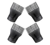 SAFIGLE Lot De 4 Peignes De Rechange En Plastique Pour Sèche-Cheveux Concentrateur Étroit Buse De Séchage Pour Salon De Coiffure