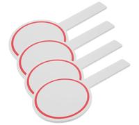 SAFIGLE Lot de 4 Petits Tableaux Blancs Effaçables à Sec en Mousse Bords Lisses, Tableau de Score Pratique pour Événements Sportifs