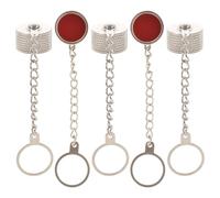 SAFIGLE Lot de 5 Capuchons de Protection pour Connecteurs So239 Femelle avec Chaînette Nickelés Anti-Poussière Adaptés à L’Industrie Électrique et Câblage Industriel