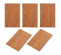 SAFIGLE Lot de 5 Feuilles pour Ténor 6,6 X 4,3 Cm, Kit de Réparation D'embouchure en Naturel, Accessoires pour Instruments à Vent et Bois, Réparation Professionnelle du Bocal