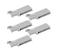 SAFIGLE Lot de 5 Lames de Rechange pour Rasoir à Sourcils en Acier Inoxydable Tondeuse Épilatoire Accessoires de Beauté Pratiques Compatible Épilateurs et Tondeuses à Sourcils