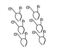 SAFIGLE Lot de 6 Bandeaux Coiffe D'halloween de Tentacules de Fourmi Noirs, Accessoires Cosplay Adultes et Garçon et Filles pour Fête Costumée et Soirée Déguisée