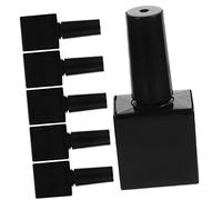 SAFIGLE Lot de 6 Flacons de Vernis à Ongles en Verre Rechargeables Petit Flacon Vide Étanche Pinceau pour Usage Personnel ou Salon de Manucure