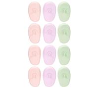SAFIGLE Lot de 6 paires de protège-oreilles en silicone pour coloration et coiffure - Protecteurs d'oreilles imperméables pour salon de coiffure - Cache- souples pour coloration et permanente