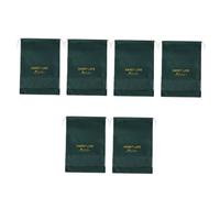 SAFIGLE Lot de 6 Paquet à Chaussures à Cordon Vert Moyen en Tissu Non Tissé, Paquet de Rangement Multifonctions pour Voyage, Protection Anti-poussière, Dimension 26x37 Cm, Usage Portable