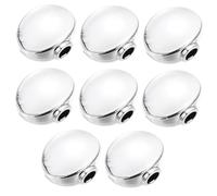 SAFIGLE Lot de 8 Boutons de Mécaniques de Guitare Acoustique en Métal Argenté Vis et Rondelles Accessoires pour Mécanisme de Guitare et Pièces de Rechange Électriques