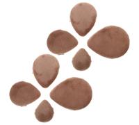 SAFIGLE Lot de 8 Éponges à Maquillage de Goutte d'Eau Mini S M L Houppettes Fixatrices de Poudre Applicateurs pour Fond de Teint Liquide et Poudre Outils de Beauté de Voyage